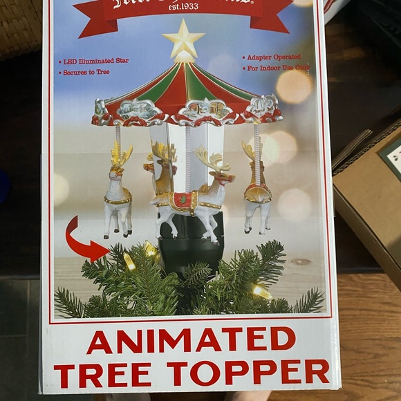 Mr Christmas Animated Christmas Tree Topper - Picture 3 of 3